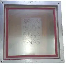 Framed stencil